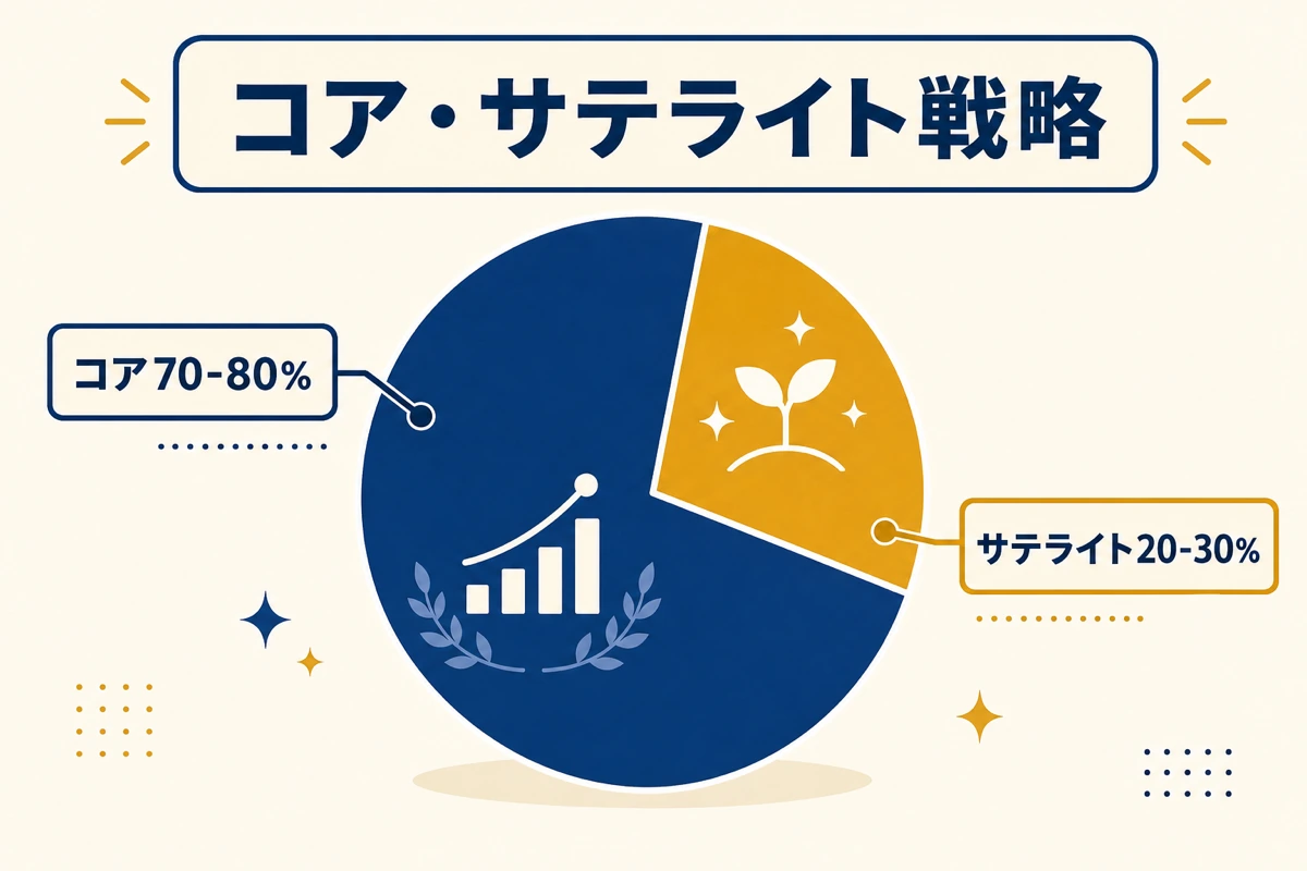 コア・サテライト戦略 - ETFポートフォリオ設計
