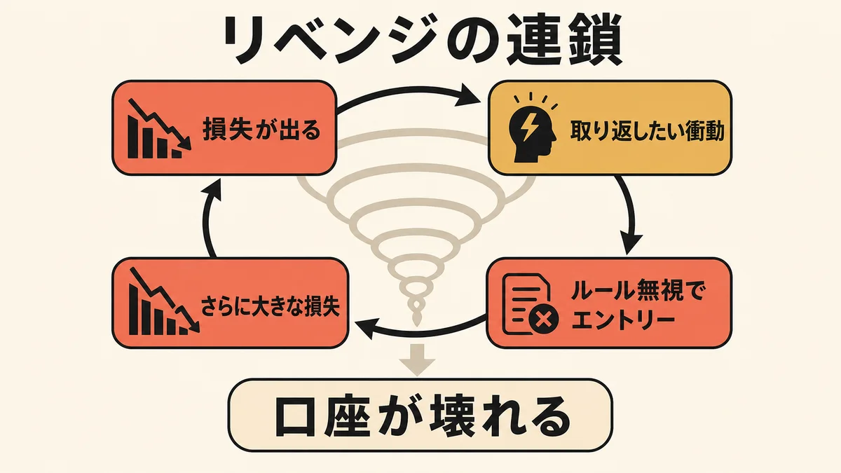 リベンジの連鎖が口座を破壊する仕組み
