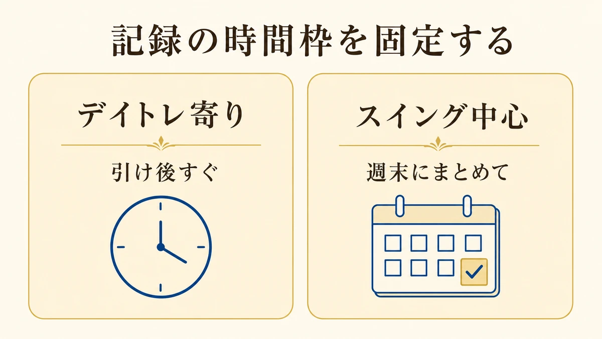 習慣化の時間枠設計