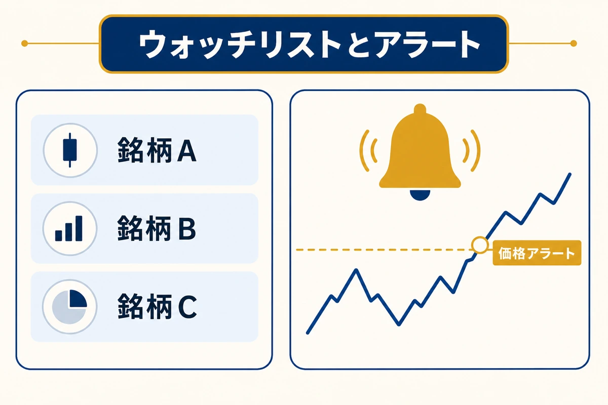 ウォッチリストとアラート